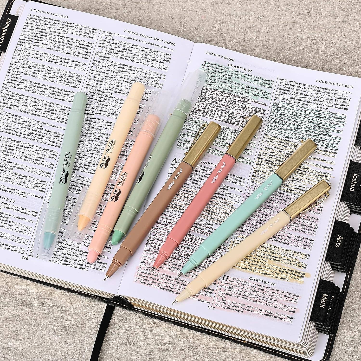 Mr. Pen Gel Highlighters & Pens - 12 Pack No Bleed - Premium  from Mr. Pen - Just $7.95! Shop now at Pat's Monograms