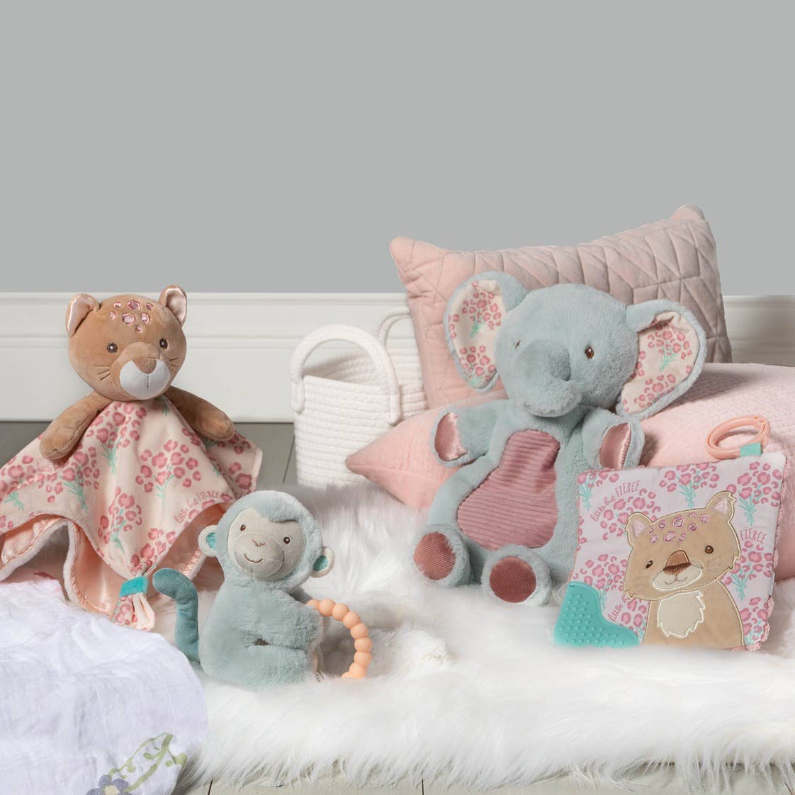 Little but Fierce Leopard Crinkle Teether - Premium teethers from Mary Meyer - Just $11.95! Shop now at Pat's Monograms