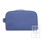 Stowaway - Toiletry Bag Gingham Royal - Premium toiletry bags from TRVL Design - Just $36! Shop now at Pat's Monograms