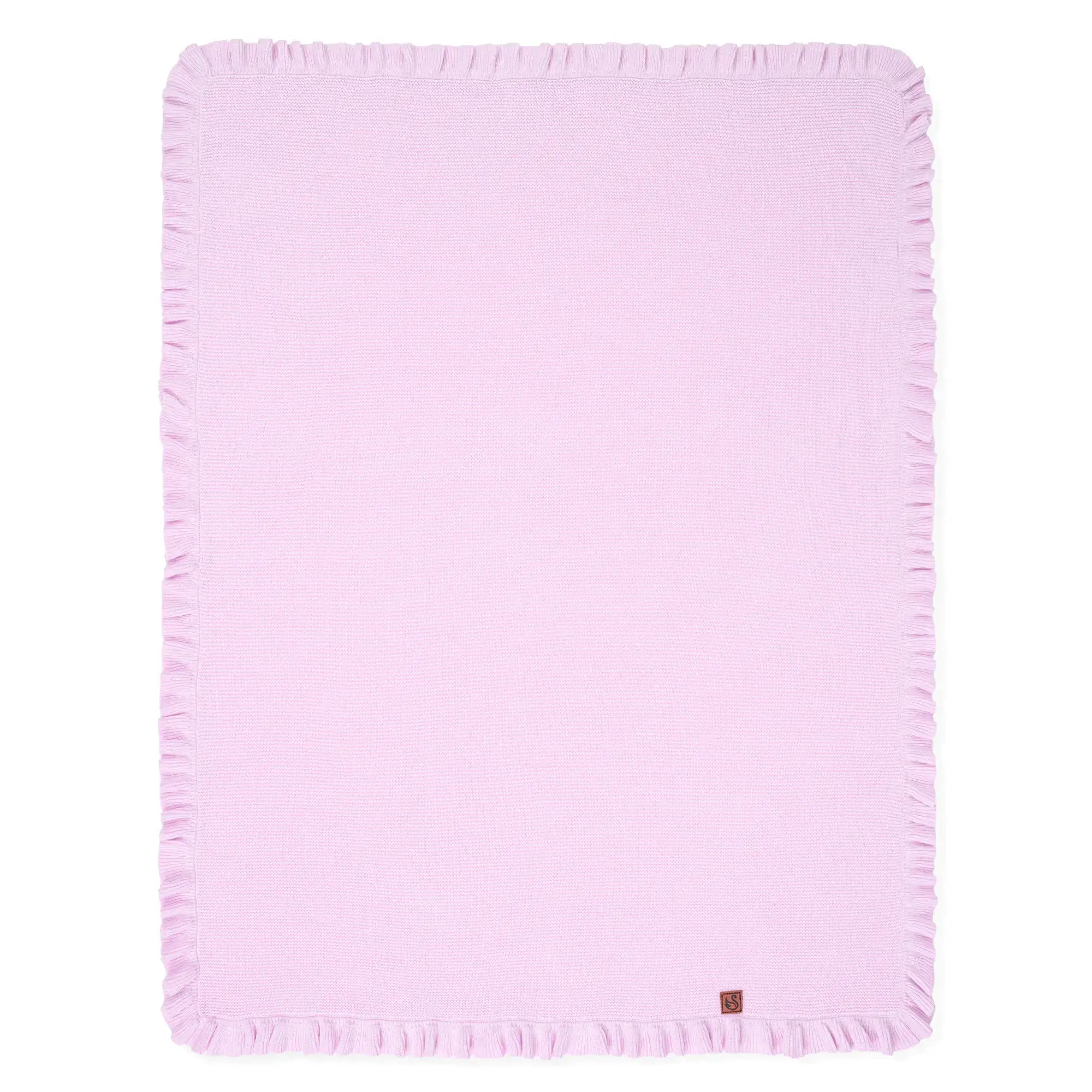 Ruffled Knit Baby Blanket - 100% Cotton - Premium Baby Blanket from SwaddleAn - Just $44.95! Shop now at Pat's Monograms
