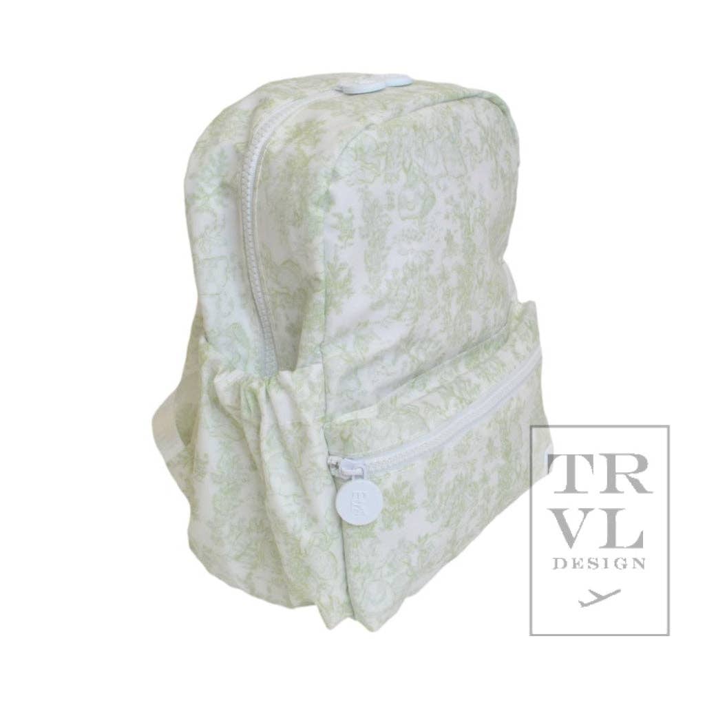 Mini Backer - Bunny Toile Green Backpack *new! - Premium baby and Toddler Outfits from TRVL Design - Just $46.95! Shop now at Pat's Monograms