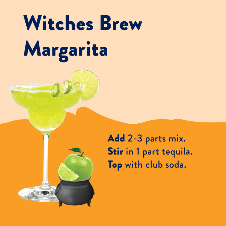 Witches Brew Green Apple Margarita Mix - Sugar Free Mixer - Premium drink mix from Jordan's Skinny Mixes - Just $8.95! Shop now at Pat's Monograms