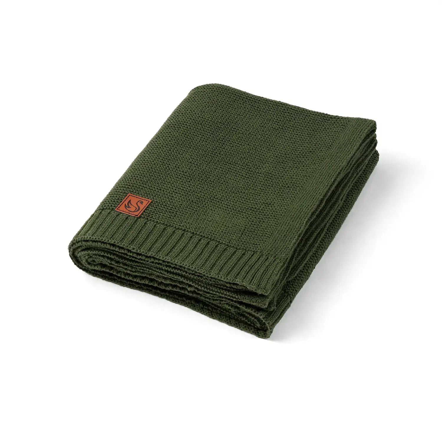 Classic Knit Baby Blanket - 100% Cotton Shima Seiki Knitting - Premium Baby Blanket from SwaddleAn - Just $38.95! Shop now at Pat's Monograms