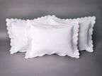 Double Thick Scalloped Baby/Boudoir Pillow Shams - Premium Baby Accessories from Edward Boutross - Just $32! Shop now at Pat's Monograms