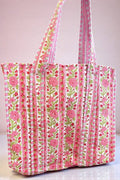 Ophelia Pink Floral Tote Bag - Premium  from Nash Grey - Just $59.95! Shop now at Pat's Monograms