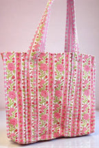 Ophelia Pink Floral Tote Bag - Premium  from Nash Grey - Just $59.95! Shop now at Pat's Monograms