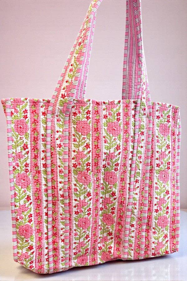 Ophelia Pink Floral Tote Bag - Premium  from Nash Grey - Just $59.95! Shop now at Pat's Monograms