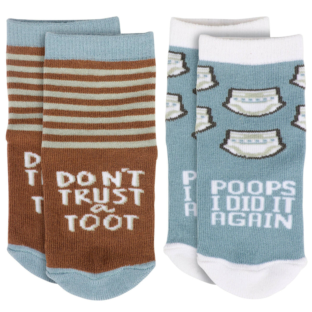 Poops I Did It Again Baby Sock Set - Premium socks from Primitives by Kathy - Just $11.50! Shop now at Pat's Monograms