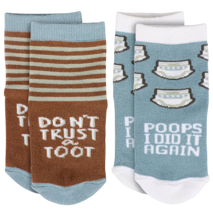 Poops I Did It Again Baby Sock Set - Premium socks from Primitives by Kathy - Just $11.50! Shop now at Pat's Monograms