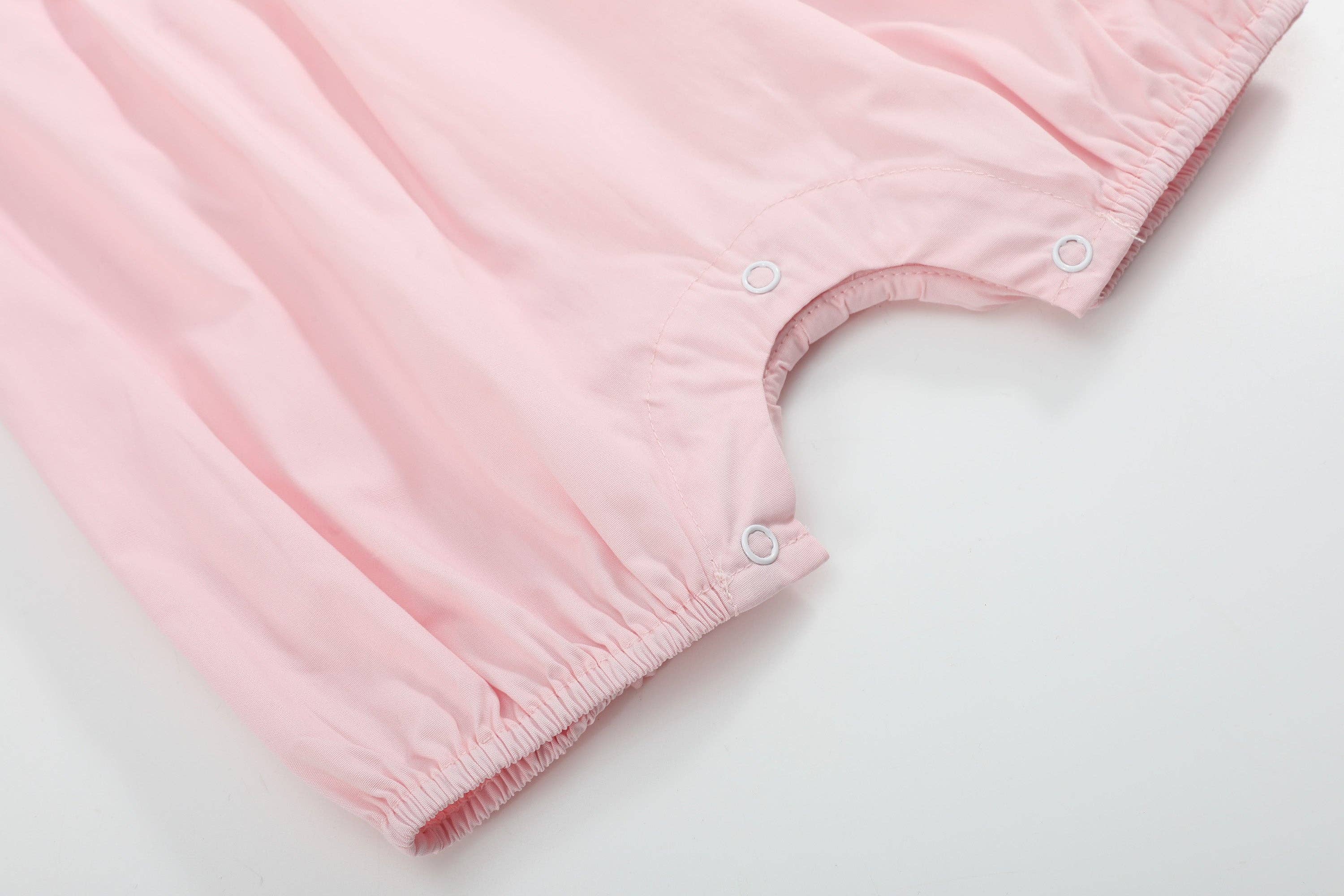 Pink Ruffle Jumper Romper - Premium Baby & Toddler Outfits from Lil Cactus - Just $38.95! Shop now at Pat's Monograms