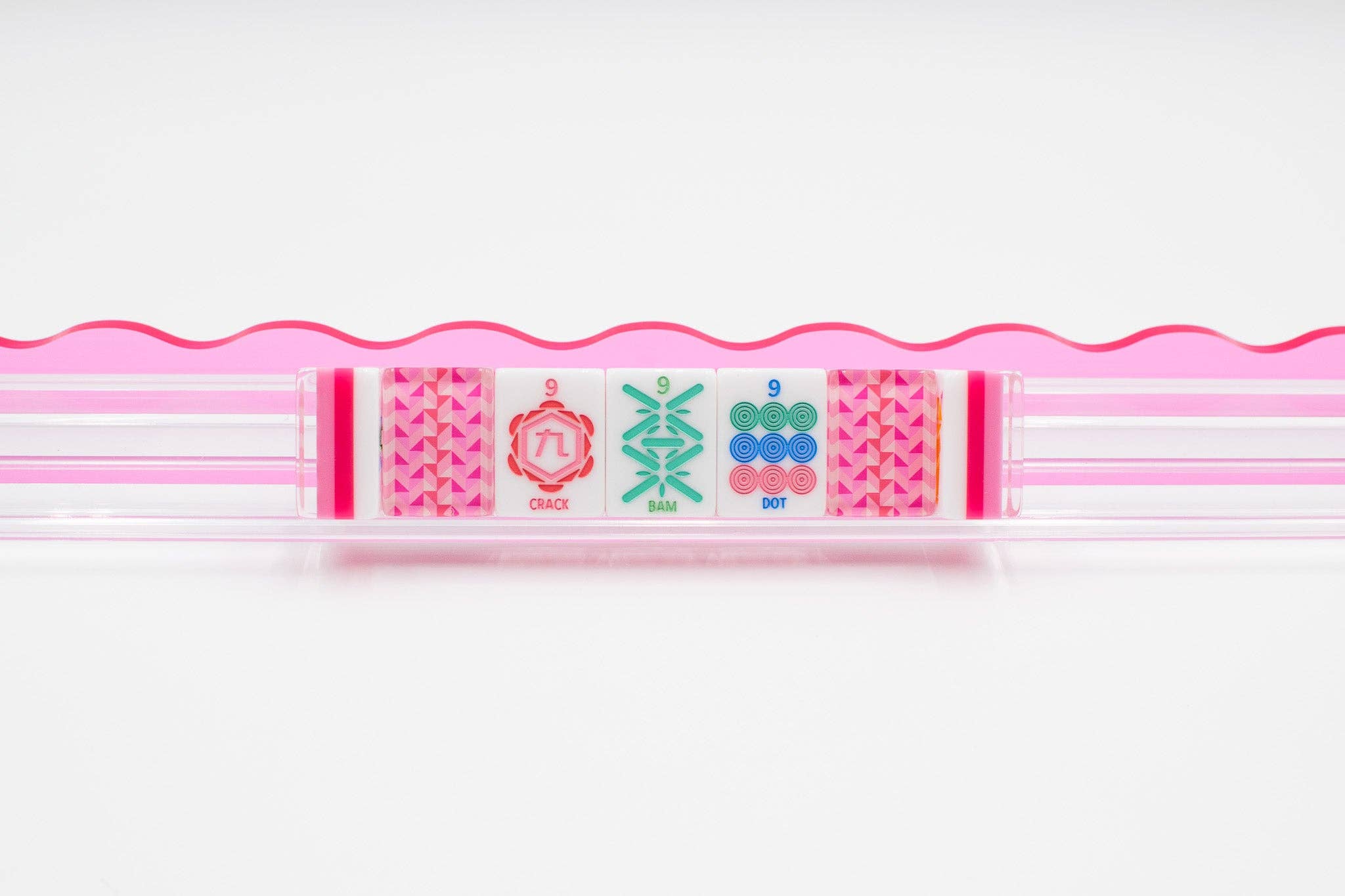 Crystal Prism Pink | Mahjong with Bold Angles and Vibrant Vibes - Premium Mahjong from My Fair Mahjong - Just $365! Shop now at Pat's Monograms