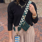 Clip & Go Strap w/Zippered Pouch Chevron - Premium Accessories from Save The Girls - Just $31.95! Shop now at Pat's Monograms