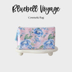 Waterproof Cosmetic Case PVC Make up Bag Bluebell Voyage - Premium Cosmetic Bag from Southern My Sass - Just $18.95! Shop now at Pat's Monograms