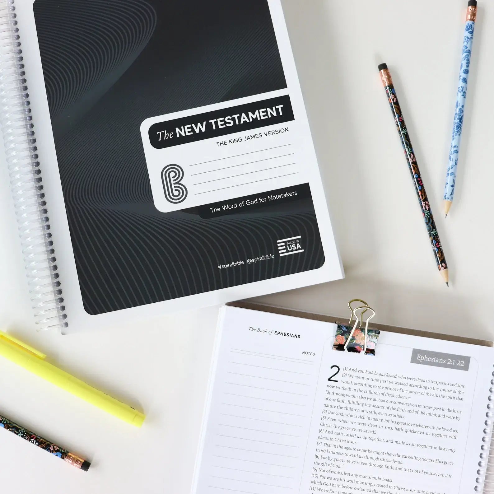 Spiral Bible™ - KJV New Testament - Premium Bible from Spiral Bible - Just $54.95! Shop now at Pat's Monograms