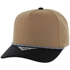 804 - 5 PANEL ROPE LASER CUT SNAPBACK BALL CAP - Premium baseball cap from Zion Brand - Just $12.95! Shop now at Pat's Monograms
