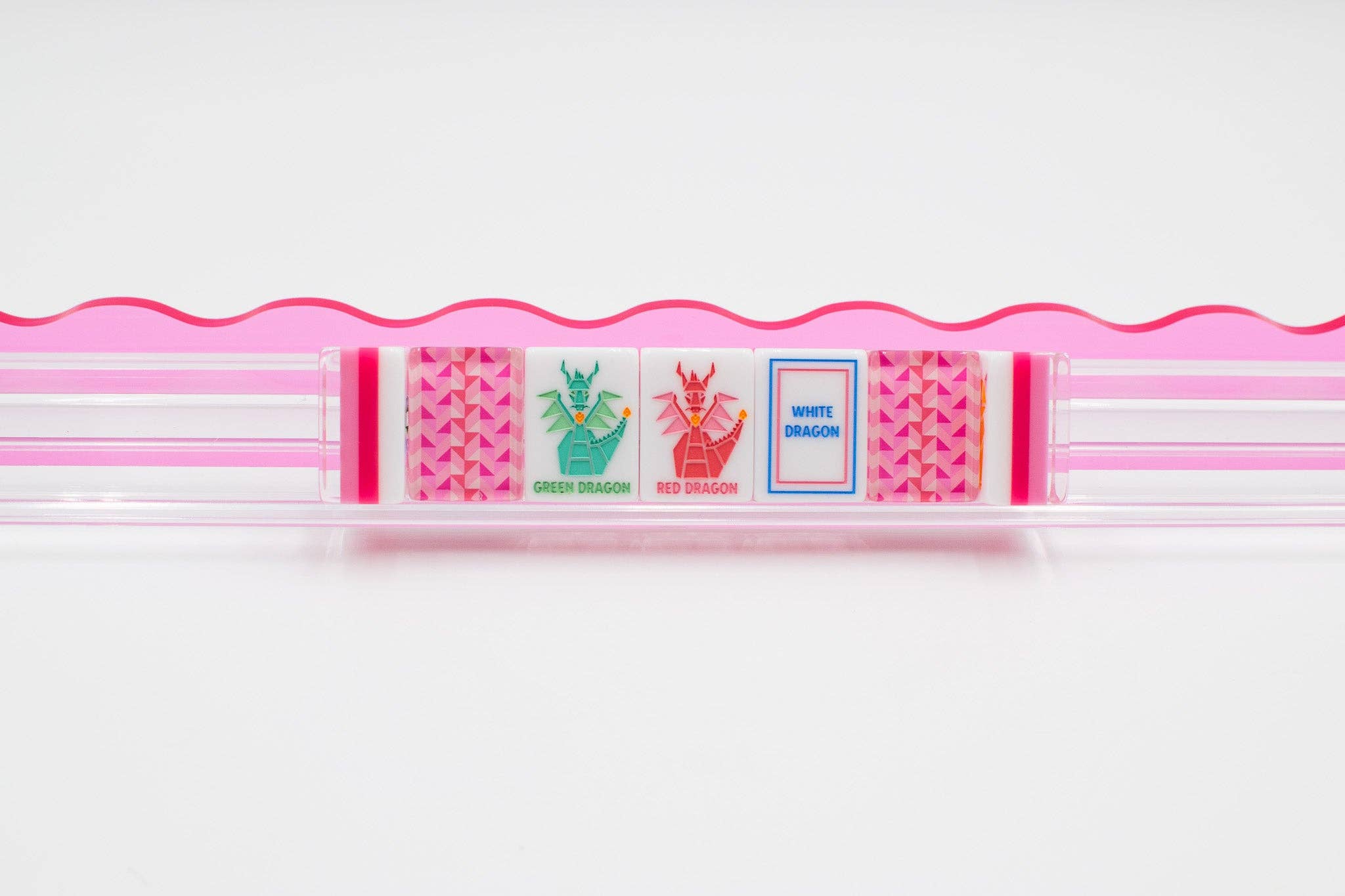 Crystal Prism Pink | Mahjong with Bold Angles and Vibrant Vibes - Premium Mahjong from My Fair Mahjong - Just $365! Shop now at Pat's Monograms