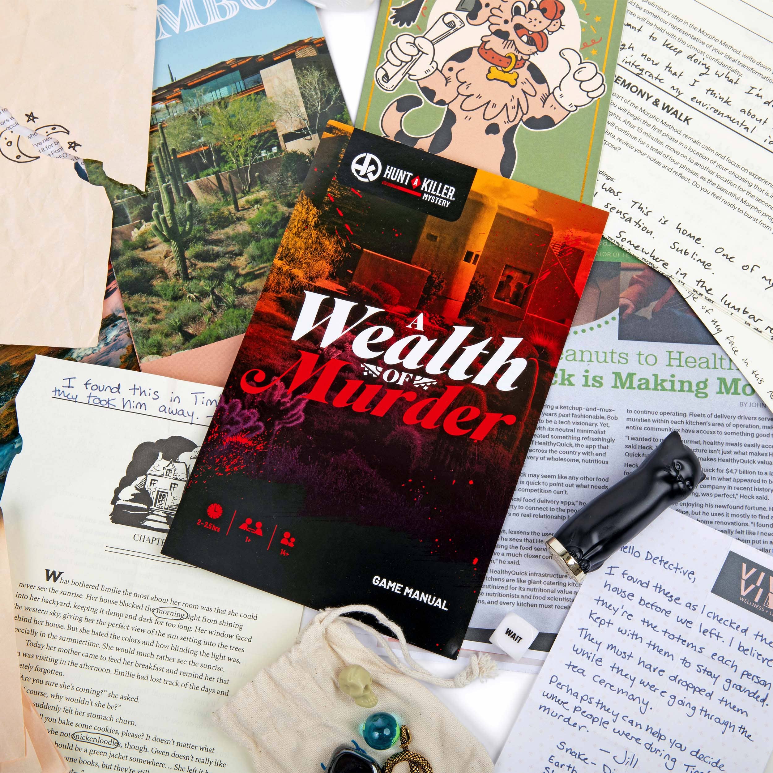 Hunt A Killer: A Wealth of Murder, True Crime Mystery Game - Premium Entertainment from Hunt A Killer - Just $32.95! Shop now at Pat's Monograms
