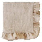 Muslin Ruffle Blanket - Baby Gift, Shower Gift, Newborn - Premium Baby Accessories from Zsa Zsa & LoLLi - Just $30! Shop now at Pat's Monograms