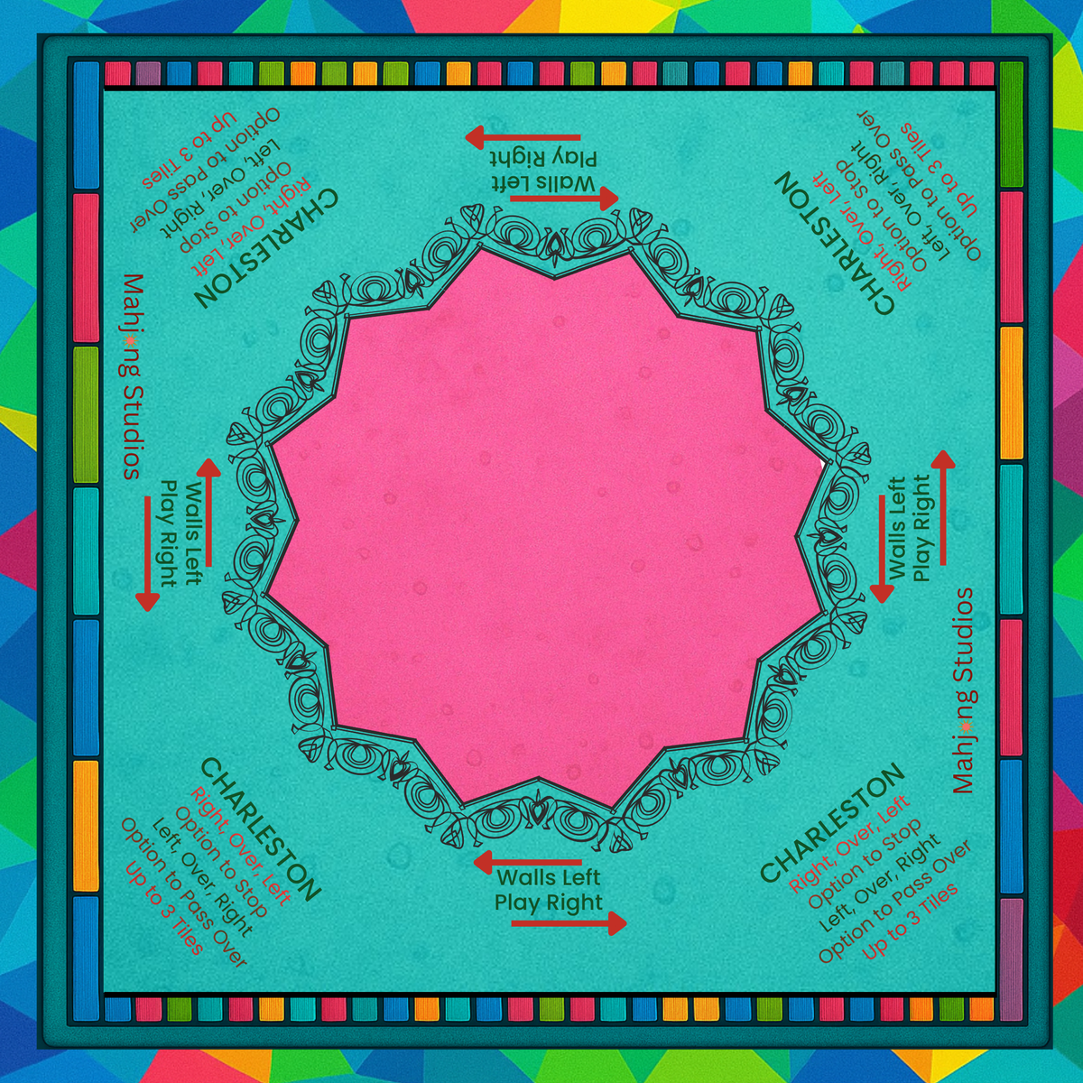 Lunaflor Mahjong Mat