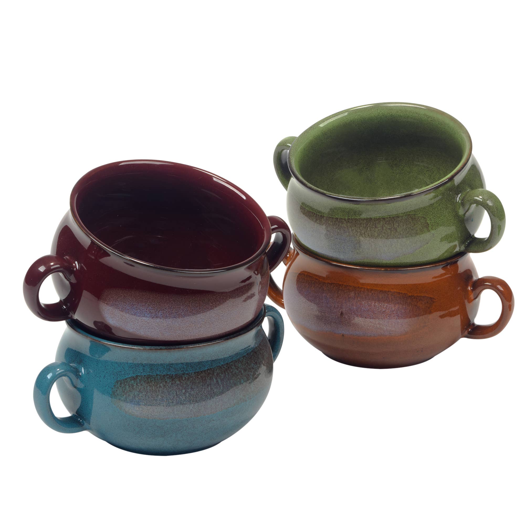 Stoneware 24oz Reactive Glaze Soup Crocks - Premium gift item from Certified International - Just $12.95! Shop now at Pat's Monograms