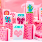 Crystal Prism Pink | Mahjong with Bold Angles and Vibrant Vibes - Premium Mahjong from My Fair Mahjong - Just $365! Shop now at Pat's Monograms