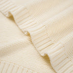 Classic Knit Baby Blanket - 100% Cotton Shima Seiki Knitting - Premium Baby Blanket from SwaddleAn - Just $38.95! Shop now at Pat's Monograms