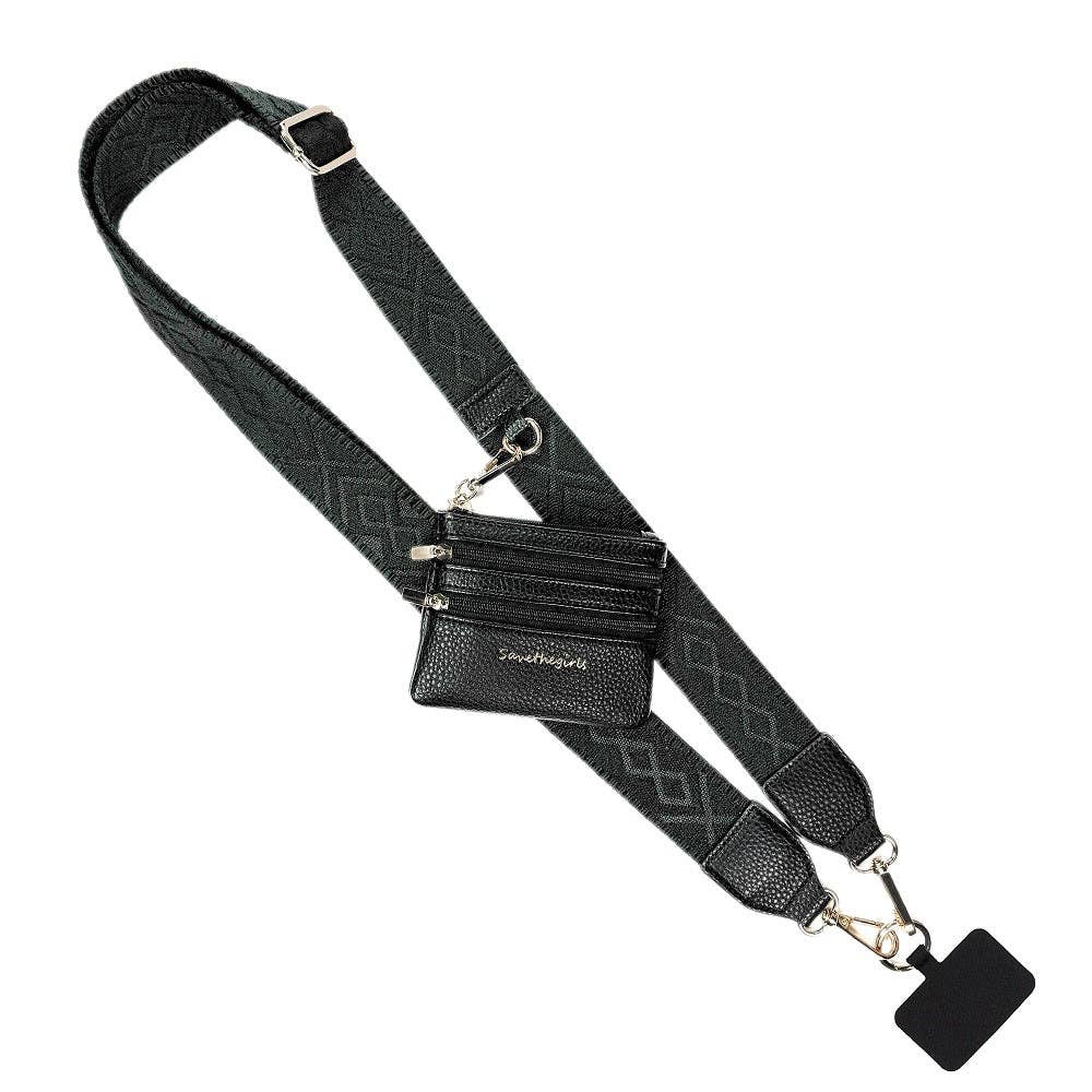 Clip & Go Strap w/Zippered Pouch Classic - Premium Accessories from Save The Girls - Just $29.95! Shop now at Pat's Monograms