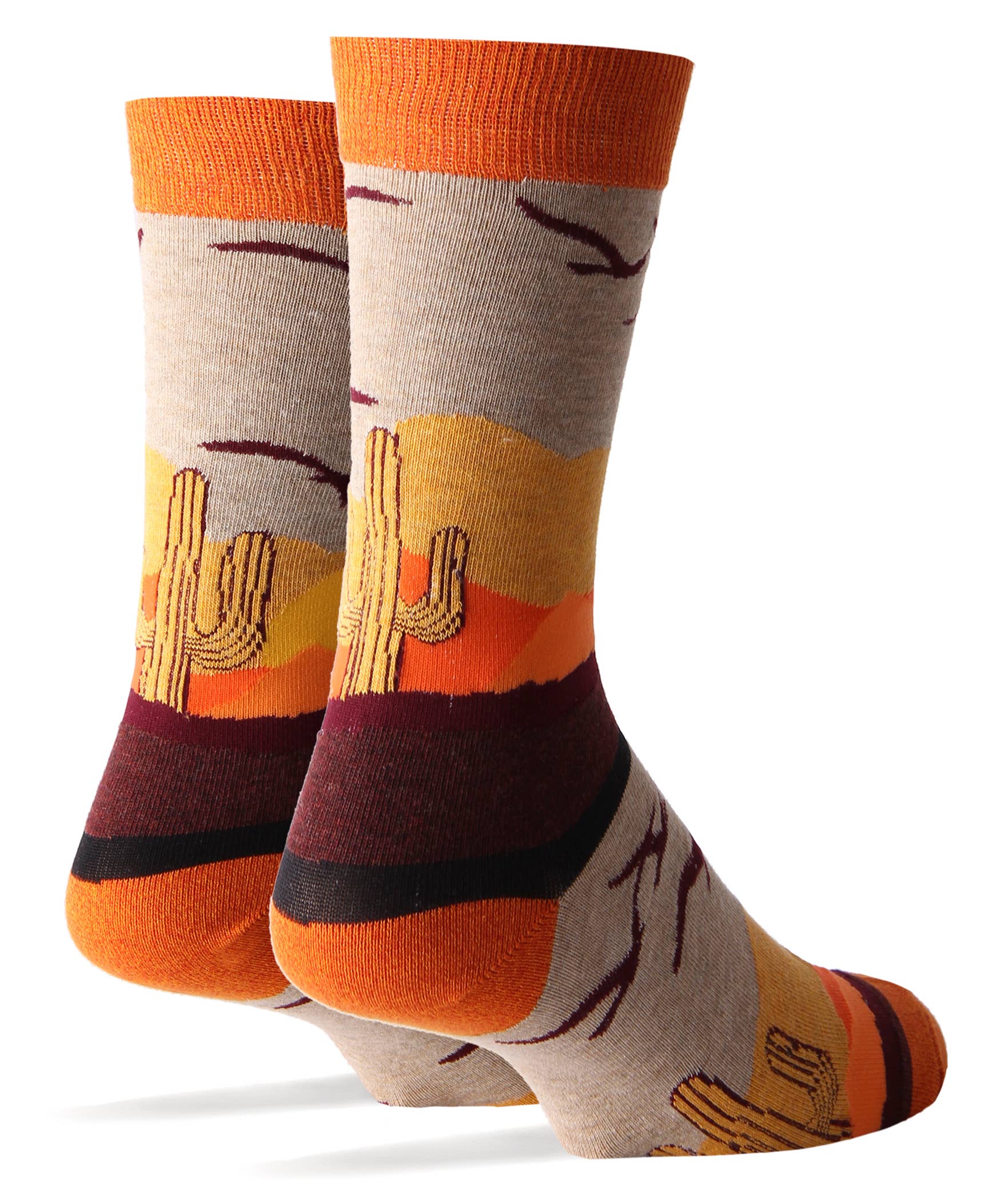 Desert Sky | Men's Premium Cotton Crew Socks - Premium socks from Oooh Yeah/Sock It Up/Oooh Geez Slippers - Just $11.95! Shop now at Pat's Monograms