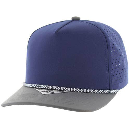 804 - 5 PANEL ROPE LASER CUT SNAPBACK BALL CAP - Premium baseball cap from Zion Brand - Just $12.95! Shop now at Pat's Monograms