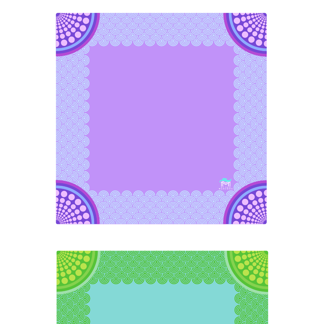 MAHJONG MAT | Confetti | 33" x 33" — My Fair Mahjong