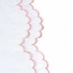 Double Scallop Embroidered Percale Euro Sham Pair - Premium Home Textiles from Mélange Home - Just $48.95! Shop now at Pat's Monograms