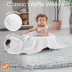 Waffle Blanket for Baby by Comfy Cubs - Premium Baby Blanket from Comfy Cubs - Just $32.95! Shop now at Pat's Monograms