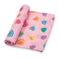 Love Notes Valentine Holiday Theme Baby Swaddle Blanket - Premium Swaddle from LollyBanks - Just $19.95! Shop now at Pat's Monograms