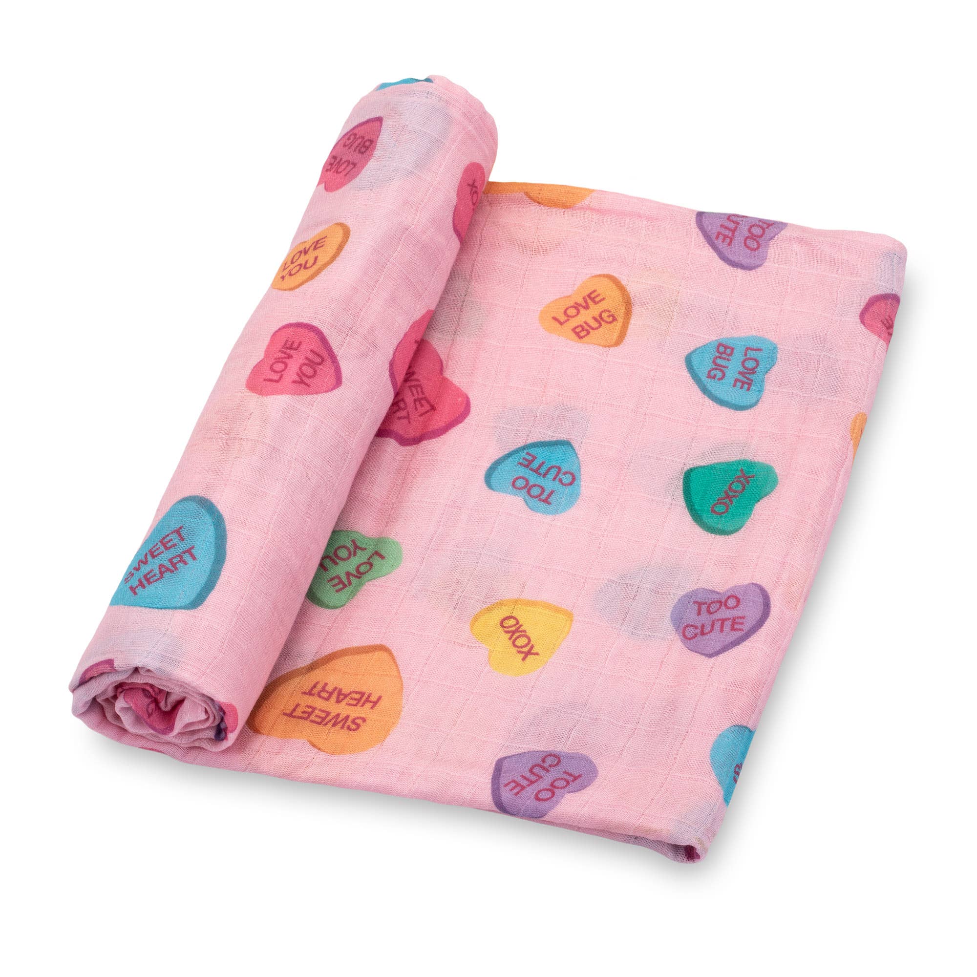 Love Notes Valentine Holiday Theme Baby Swaddle Blanket - Premium Swaddle from LollyBanks - Just $19.95! Shop now at Pat's Monograms