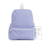 Backpacker - Backpack Gingham Lilac - Premium Backpack from TRVL Design - Just $64.95! Shop now at Pat's Monograms
