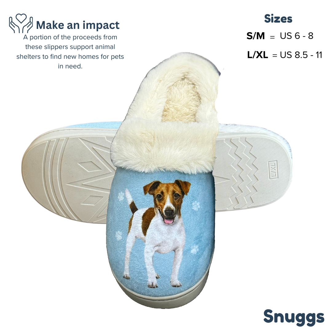 Jack Russel Snuggs Slipper - Premium Slippers from E&S Pets - Just $24.95! Shop now at Pat's Monograms