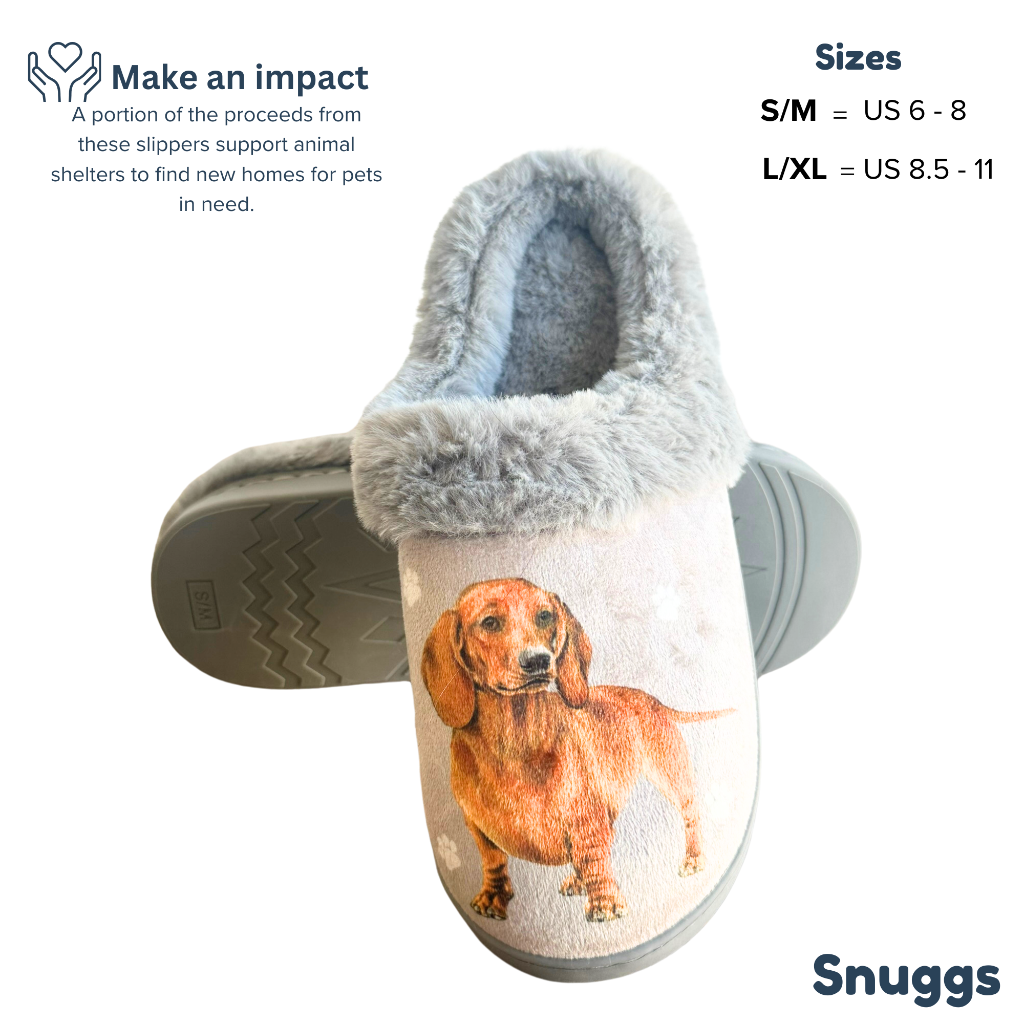 Dachshund Red Snuggs Slippers - Premium Slippers from E&S Pets - Just $24.95! Shop now at Pat's Monograms