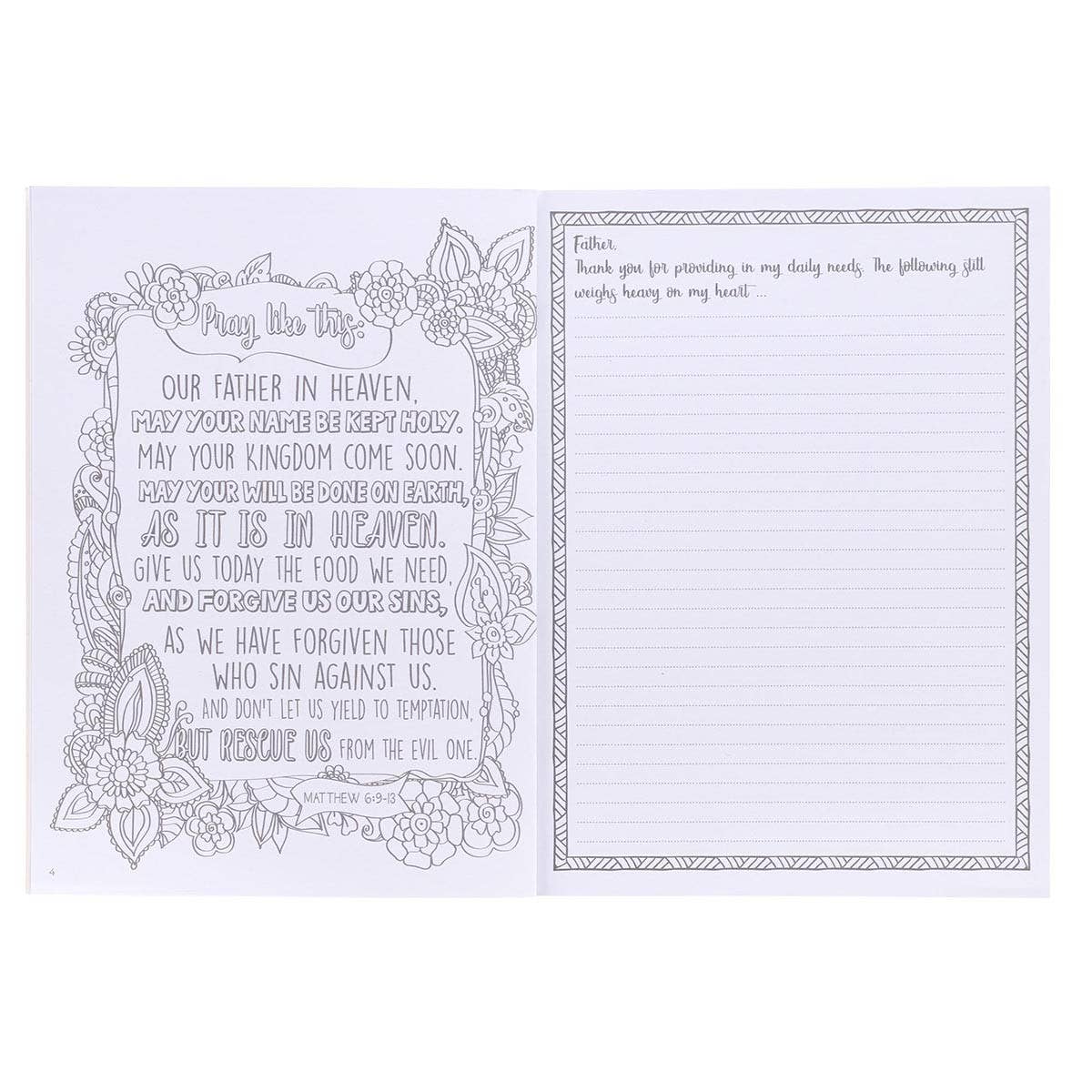 My Coloring Prayer Journal - Premium Gift from Christian Art Gifts - Just $12.95! Shop now at Pat's Monograms