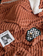 Soft Solid Color Fleece Blanket - Premium  from Sweetkama - Just $25! Shop now at Pat's Monograms