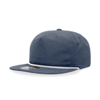 Decky 6032 Classic Rope Cap, 5 Panel Flat Bill Hat, Snapback - Premium Caps from The Park Wholesale - Just $14.95! Shop now at Pat's Monograms