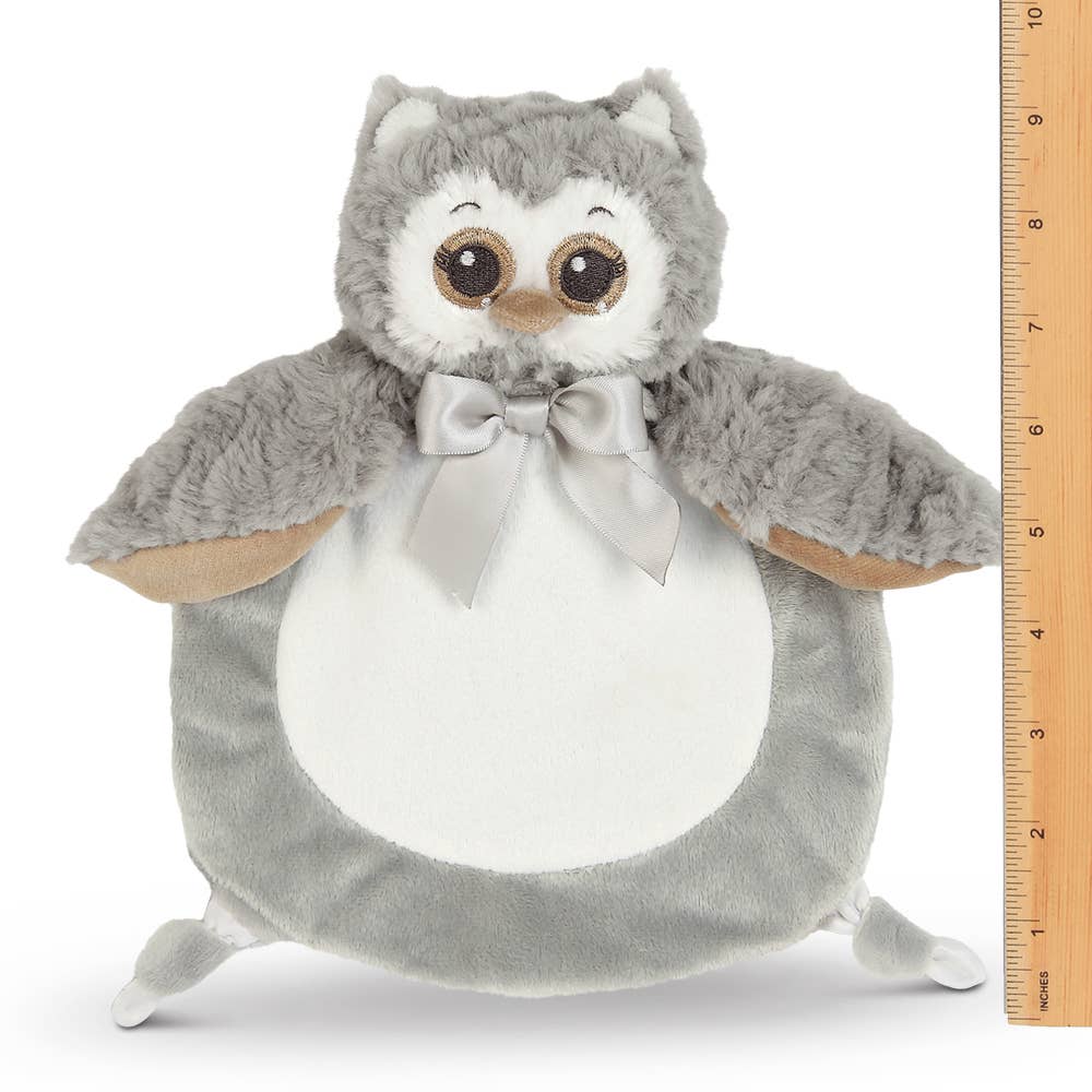 Wee Owlie Gray Owl Blankie - Premium Baby Soothers from Bearington Collection - Just $12.95! Shop now at Pat's Monograms