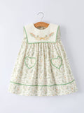 Vintage Floral Duck Embroidery Spring Girl Dress - Premium Baby & Toddler Dresses from Rylee Faith Designs - Just $32.95! Shop now at Pat's Monograms