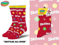 Skittles Novelty Crew Socks - Premium socks from Crazy Socks - Just $8! Shop now at Pat's Monograms