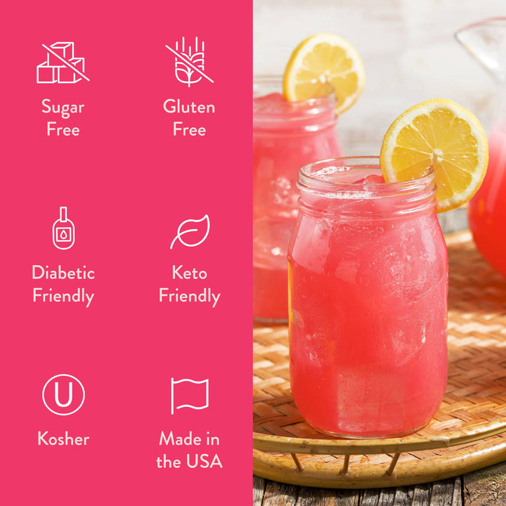 Strawberry Lemonade Syrup Concentrate - Premium drink mix from Jordan's Skinny Mixes - Just $8.99! Shop now at Pat's Monograms