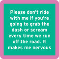 Nervous | Funny Party Gift | Home Bar Decor - Premium coaster from Drinks on Me - Just $5.50! Shop now at Pat's Monograms