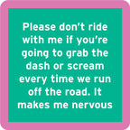Nervous | Funny Party Gift | Home Bar Decor - Premium coaster from Drinks on Me - Just $5.50! Shop now at Pat's Monograms