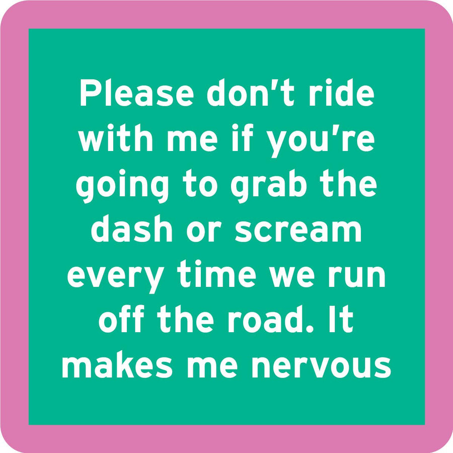 Nervous | Funny Party Gift | Home Bar Decor - Premium coaster from Drinks on Me - Just $5.50! Shop now at Pat's Monograms