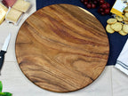 Large Round Charcuterie Board - Live Edge - Serving Board - Premium Cutting Boards from Tuckahoe Hardwoods - Just $49! Shop now at Pat's Monograms