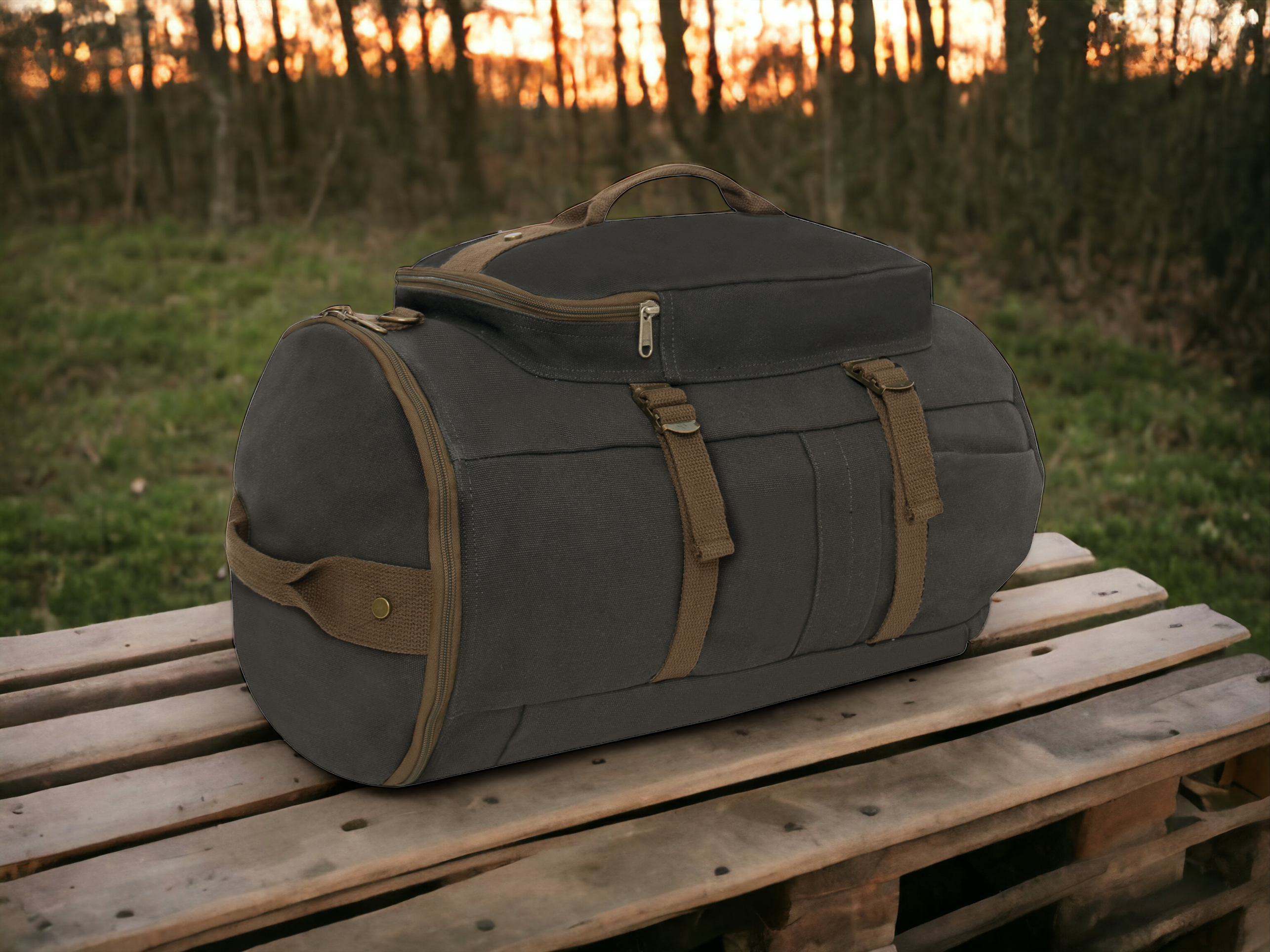 Covertible Canvas Duffle / Backpack 19" - Premium Bags and Totes from Rothco - Just $42.95! Shop now at Pat's Monograms