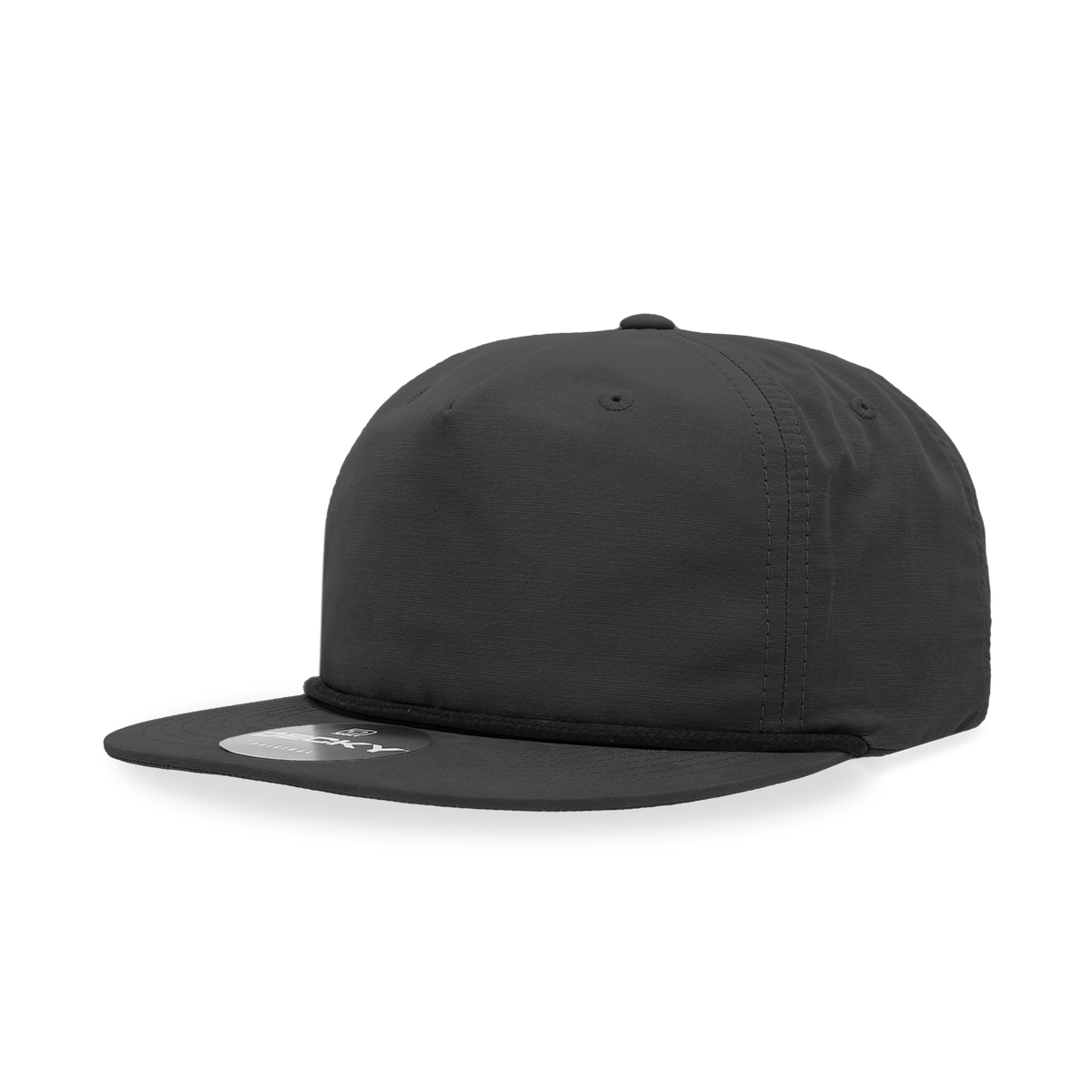 Decky 6032 Classic Rope Cap, 5 Panel Flat Bill Hat, Snapback — The Park Wholesale Caps